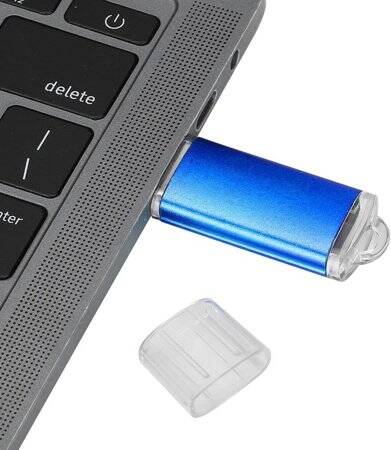Robot Cube Mavi U101 Mini Su Geçirmez U Disk USB2.0 16GB - 1