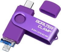 Robot Cube Siyah U304 Mor Kapak U Disk USB3.2 512GB - 1