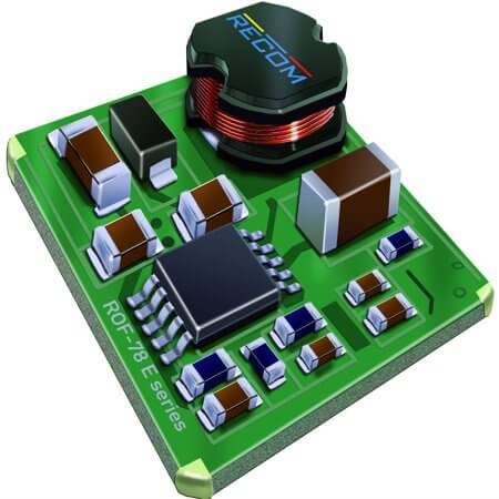 ROF-78E12-0.5SMD-R DC/DC CONV 0.5A 15-36VDC 12VDC Open Frame - 1