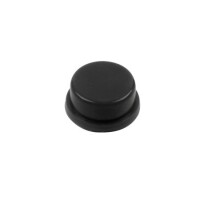 Round Cap For Square Tactile Switch For 12x12x7.3mm Square Switch Black Color - 2
