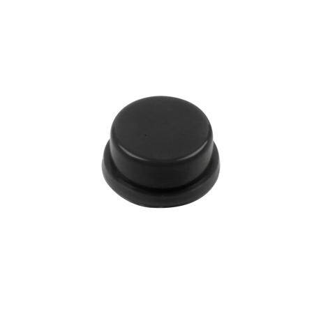 Round Cap For Square Tactile Switch For 12x12x7.3mm Square Switch Black Color - 2