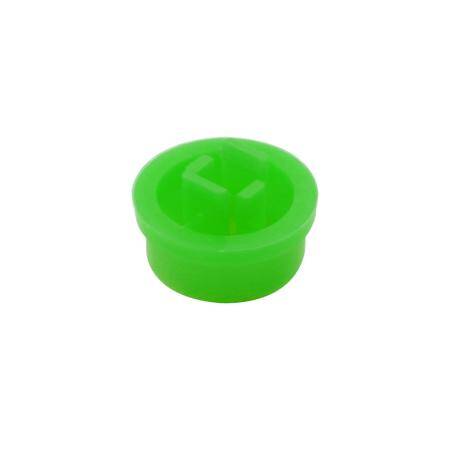 Round Cap For Square Tactile Switch For 12x12x7.3mm Square Switch Green Color - 5