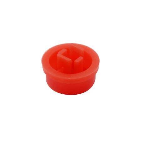 Round Cap For Square Tactile Switch For 12x12x7.3mm Square Switch Red Color - 3