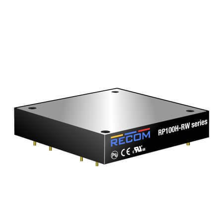 RP100H-4848SRW/N-HC DC/DC CONV 100W 16.5-75VDC 48VDC 2.1A Half Bric - 1