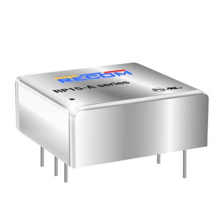 RP15-1215SA/P-HC DC/DC CONV 15W 9-18VDC 15VDC 1A 1