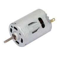 RS-385 DC 6V 5000RPM Mini Fırçalı DC Motor - Motor Çapı: 27.6mm - 2