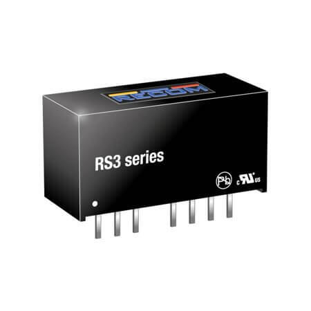 RS3-2409D/H2 DC/DC CONV 3W 18-36VDC +/-9VDC +/-167mA SIP8 - 1