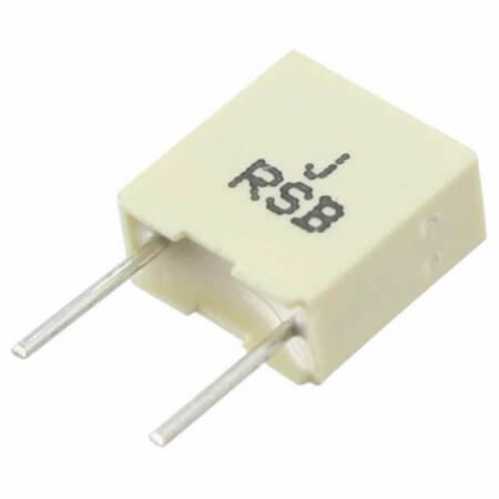 RSBDC3150AA00K CAP.POL.150nF 63VDC 5MM 10% MKT 125C KEMET - 1