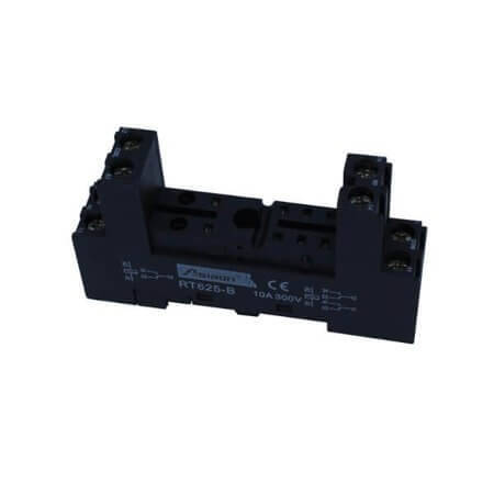 RT625-B RELAY SOCKET DIN RAIL 8PIN SCREW - 1