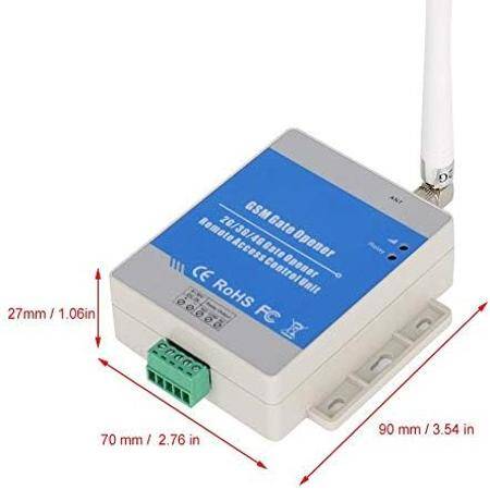 RTU5034 2G GSM Gate Opener Access Relay Switch Remote Control by Free Call Home Alarm System Security for Automatic Door Opener - 5