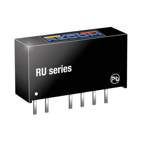 RU-050505/HP DC/DC CONV 1W 5VDC 5VDC 100mA SIP7 - 1