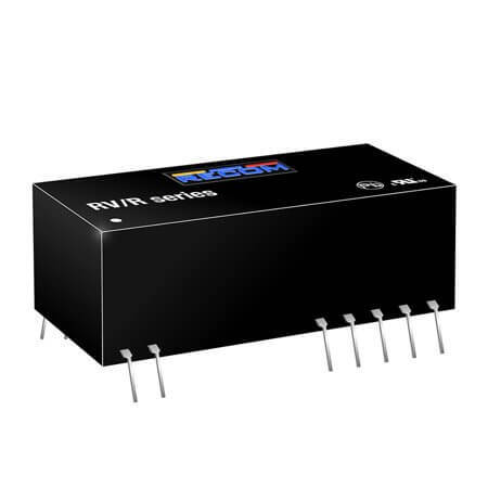 RV-3.305D/R8 DC/DC CONV 2W 3.3VDC +/-5VDC +/-200mA DIP24Mi - 1
