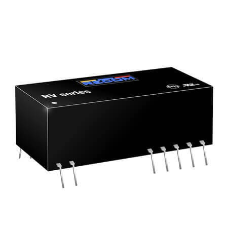 RV-3.309D DC/DC CONV 2W 3.3VDC +/-9VDC +/-111mA DIP24Mi - 1
