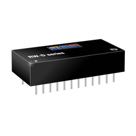 RW-0509D DC/DC CONV 3W 4.5-9VDC +/-9VDC +/-111mA DIP24Mi - 1