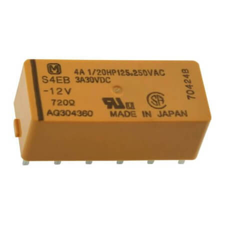 S4EB-12V RELAY 4A 12V 4PNC (4 Form A) - 1