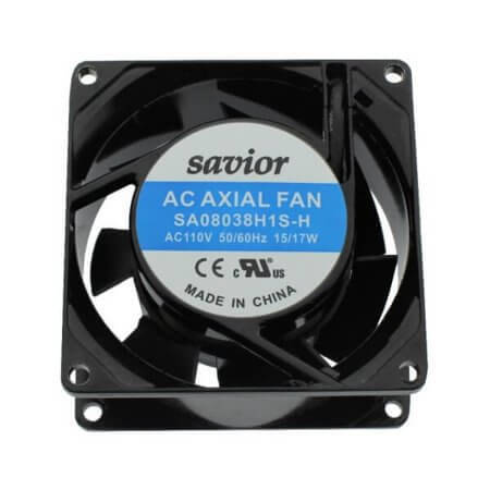 SA08038H1S-H FAN 80x80x38MM 110V 0.15A 17W 2700RPM SAVIOR - 1