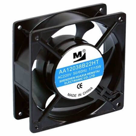 SA12038H1BW-H FAN 120x120x38MM 110V 0.21/0.24A 20/23W 2600/3000R - 1
