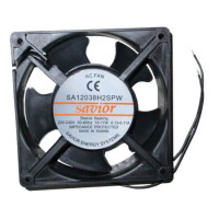 SA12038H2SPW FAN 120x120x38MM 220V 0.13A 18W 3000RPM PLASTIC SA - 1