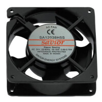 SA12038H5S FAN 120x120x38MM 24VAC 18W SAVIOR - 1