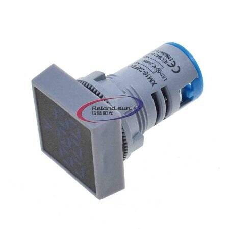 Sarı AC50-500V 0-100A 22mm AD16-22FVA AD16-22VAM Kare Kapaklı LED Voltmetre Ampermetre Akım Trafolu - 2