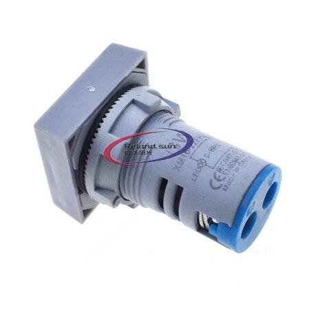 Sarı AC50-500V 0-100A 22mm AD16-22FVA AD16-22VAM Kare Kapaklı LED Voltmetre Ampermetre Akım Trafolu - 3