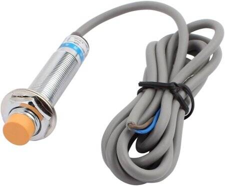 Sarı LJ12A3-4-Z/DX NPN DC6-36V Endüktif Mesafe Sensörü - İki Kablolu Normalde Kapalı - 1