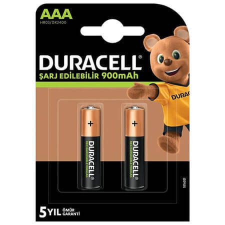 ŞARJLI PİL AAA 900MAH B2 ŞARJLI PİL NI-MH AAA 1.2V 900MAH BLISTER 2Lİ - 1