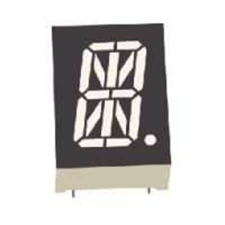 SAV801312AUR LED DISPLAY NUMERIC 1DIGIT 20.32MM (-) RED - 1