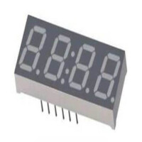 SAVQ-5643CPG-21 LED DISPLAY 7 SEGMENT 4DIGIT 14.22MM (-) GREEN - 1