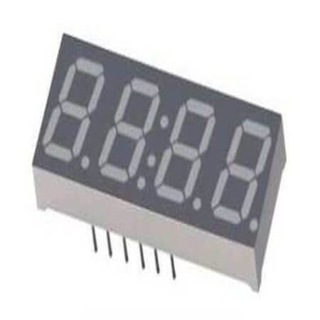 SAVQ-5643CPG-21 LED DISPLAY 7 SEGMENT 4DIGIT 14.22MM (-) GREEN - 1