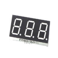 SAVT-8031AUHR-21 LED DISPLAY 7 SEGMENT 3DIGIT 20.32MM (-) RED - 1