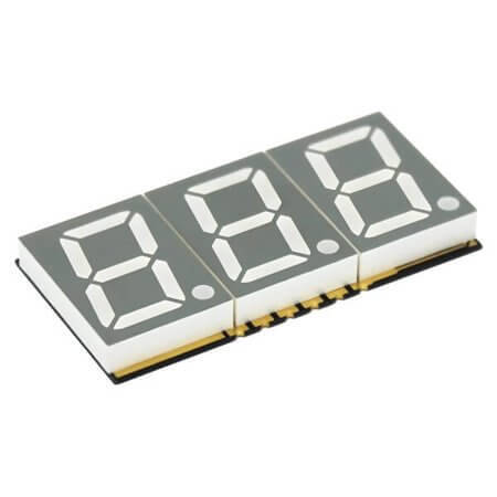 SB-SB339W1-A01 LED DISPLAY 7 SEGMENT 3DIGIT 9,906MM WHITE - 1