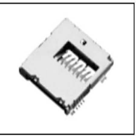 SCHA5B0200 CONNECTOR MICROSD CARD PUSH-PUSH TYPE ALPA - 1