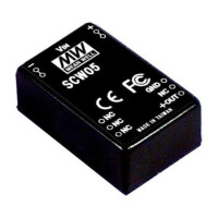 SCW05B-15 DC/DC CONV 6W 18-36VDC 15VDC 400mA DIP24, 8 LEADS - 1