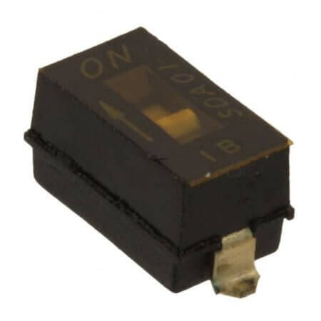 SDA01H0SB SWITCH DIP 1 Pos. SPST 25mA 24VDC SMT V/T - 1