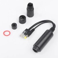 SDAPO FS5712B Black Waterproof 100M PoE Splitter 12V - 1