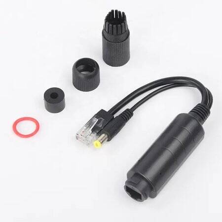 SDAPO FS5712B Black Waterproof 100M PoE Splitter 12V - 1