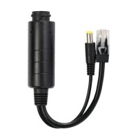 SDAPO FS5712B Black Waterproof 100M PoE Splitter 12V - 3