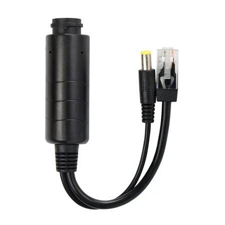 SDAPO FS5712B Siyah Su Geçirmez 100M PoE Ayırıcı 12V - 3