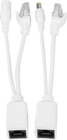 SDAPO FS5712W White Waterproof 100M PoE Splitter 12V - 1