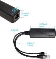 SDAPO PS5712G DC5.5x2.1mm Gigabit PoE Splitter 48V To 12V 1A - 4