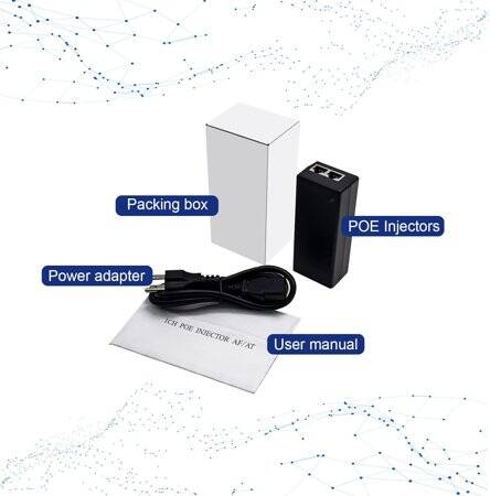 SDAPO PSE60G 60W Gigabit PoE Injector US Plug - 1