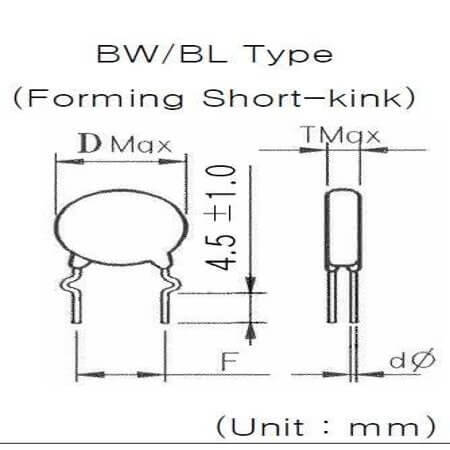 SDE2G222M12BW1 CAP.M/L 2.2nF 400VAC 10MM 20% X1Y1 L.LOSS - 1