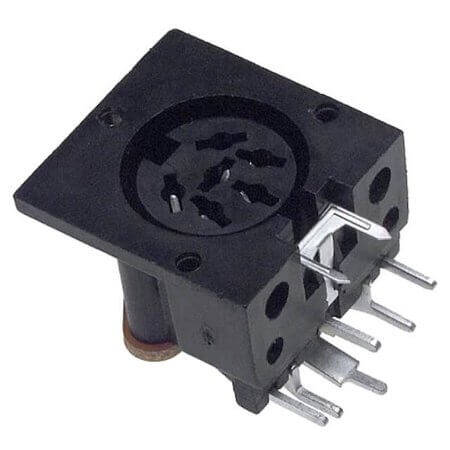 SDS-60J CONNECTOR RCPT 6 PIN FEMALE - 1