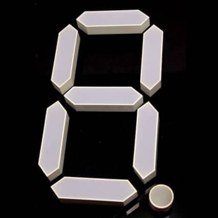SEEED-104990057 LED DISPLAY 7 SEGMENT 1DIGIT 122MM GREEN - 1
