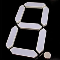 SEEED-104990058 LED DISPLAY 7 SEGMENT 1DIGIT 200MM GREEN - 1