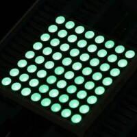 SEEED-104990136 LED DISPLAY DOTMATRIX 8x8 28MM GREEN - 1