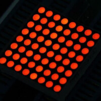 SEEED-104990138 LED DISPLAY DOTMATRIX 8x8 28MM RED - 1