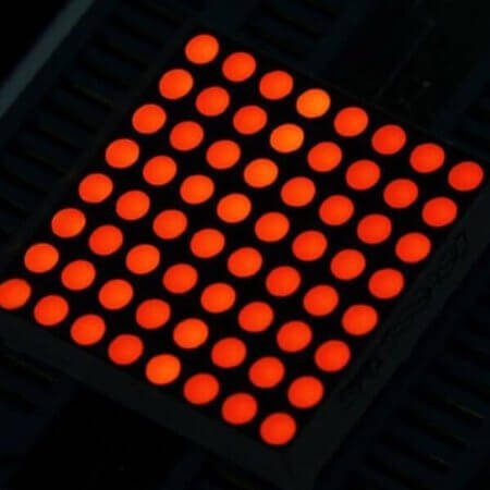 SEEED-104990138 LED DISPLAY DOTMATRIX 8x8 28MM RED - 1