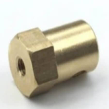 SEEED-114070067 3MM BRASS HEX MOUNTING HUB-HEXAGONAL-12*12*18MM - 1